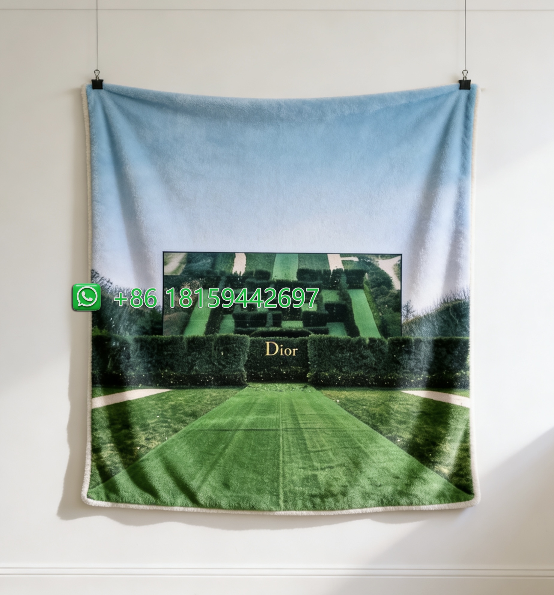 Dior Throw Blankets